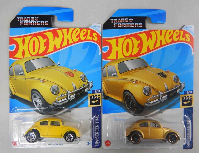 Hot Wheels Transformers BUMBLEBEE - Yellow & Gold VOLKSWAGEN