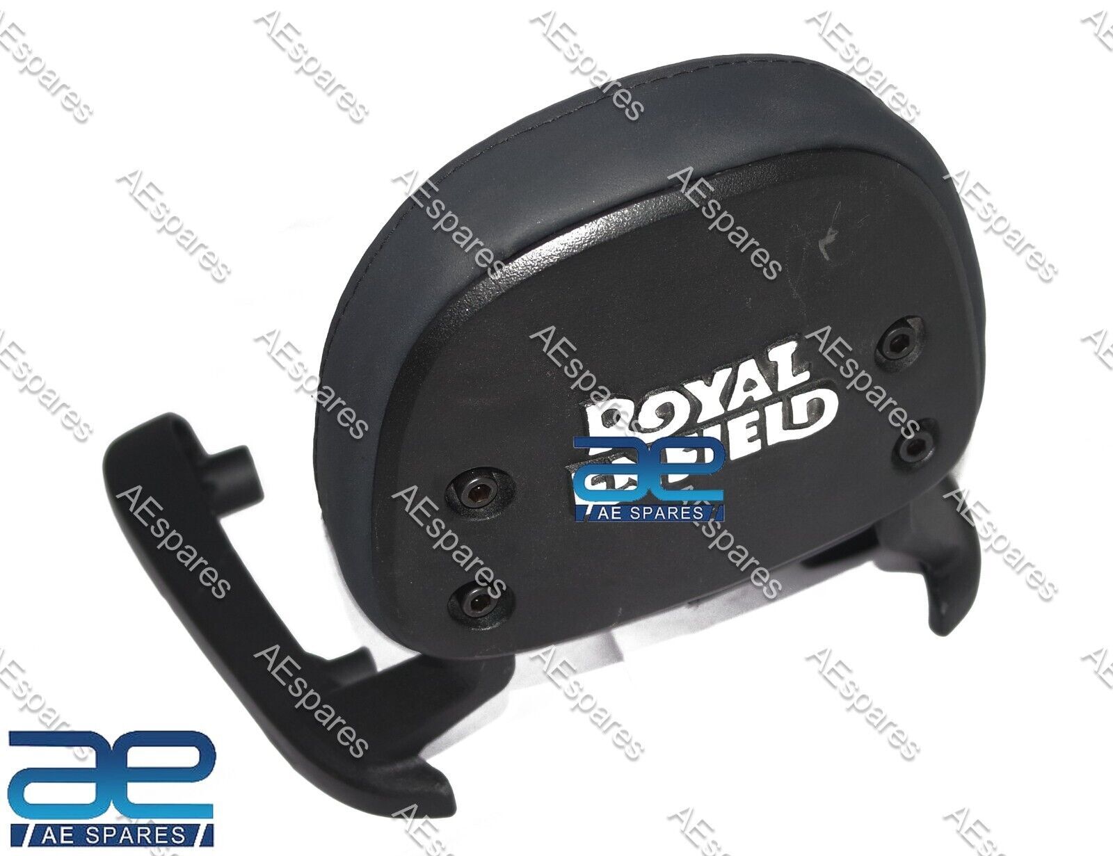For Royal Enfield Meteor 350cc Passenger Back Rest With Back Rest Pad Black