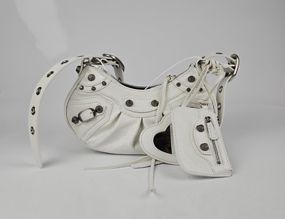 Balenciaga white shoulder bag sale