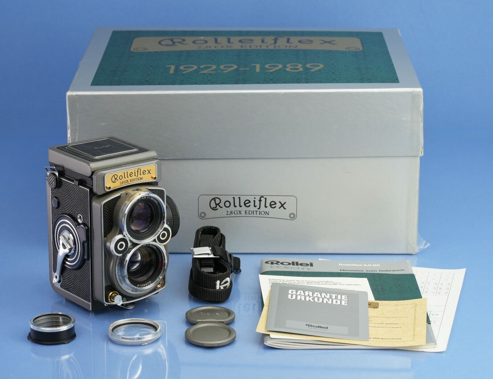 Rollei Rolleiflex 2.8GX 60th Jahre TLR Camera SET | 6x6 cm Rollei Rolleiflex 2.8GX 60th Jahre TLR Camera SET | 6x6 cm