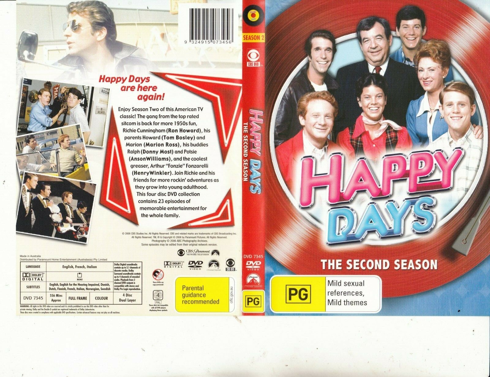 その他 Happy Days [DVD] Happy Days-1974-TV Series USA-[The Third Season-4 Disc Set