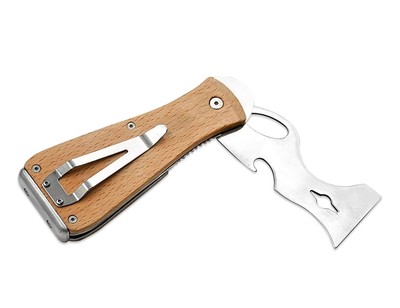 Paint Scraper-Folding Painters Tool 9-in-1 Beech Wooden Handle Includes Paint