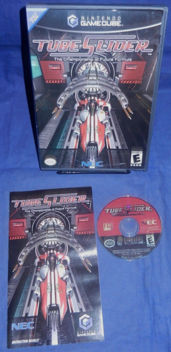 GameCube; Tube Slider -The Championship of Future Formula, w