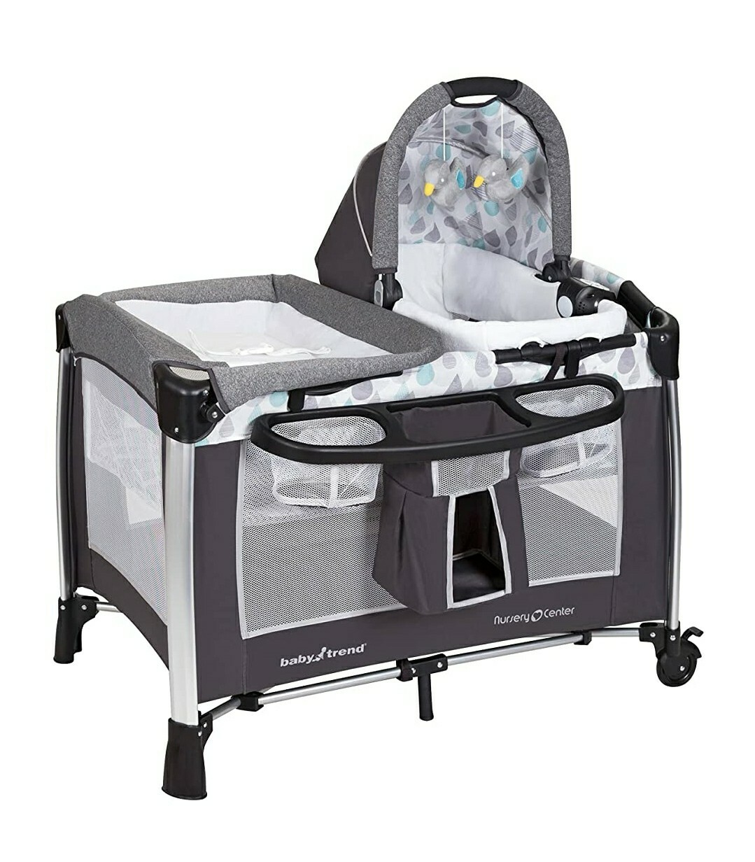 кровать манеж baby trend nursery center