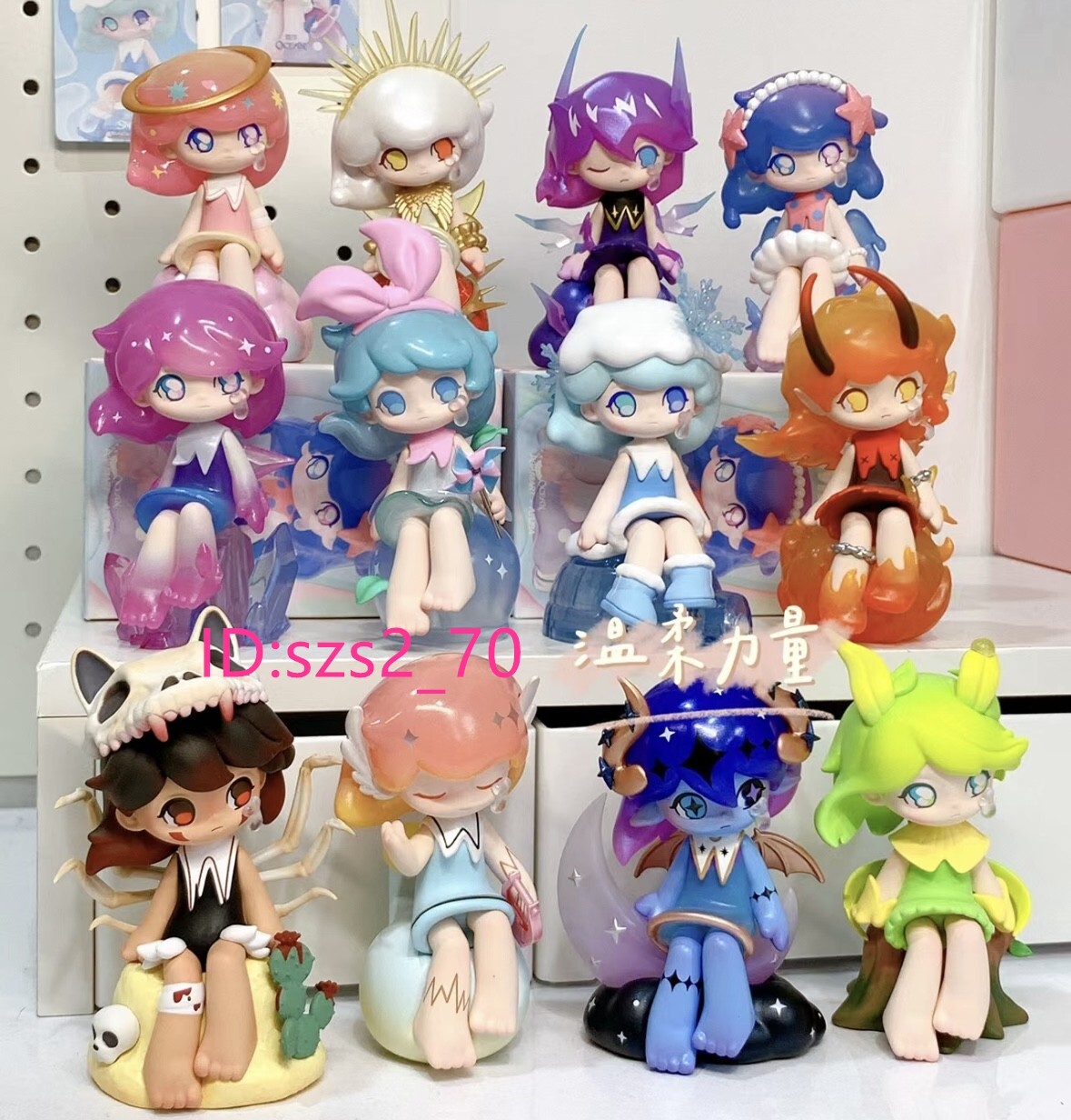 popmart dimoo ・azura フィギュア　8体 12pcs + Secret - Authentic POP MART Azura Natural Elements
