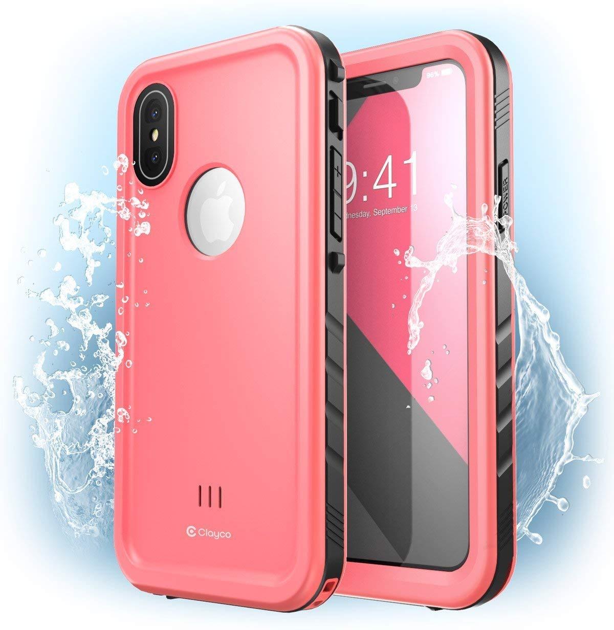 New! iPhone XS Max Waterproof Case, Clayco Omni Series Cover w/ Screen