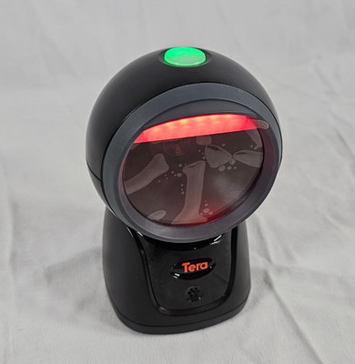 Barcode Scanner, Hands-Free USB Wireless 1D 2D QR 2.4G Omnidirectional Desktop