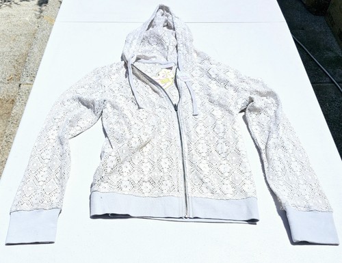 トップス BEEDEN COMPACT LACE ZIP HOODIE KIDPIK Girls Long Sleeve Lace Zip Up Hoodie, Size: XXS (4
