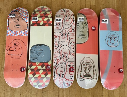 Baker Skateboards Barry McGee Art Decks Complete Set Of 5 in