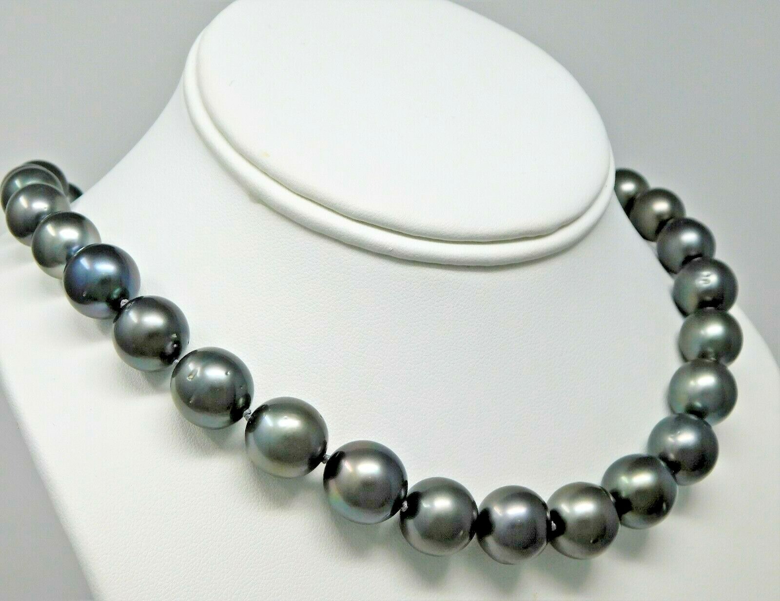 【LLOYD】Ribbon & Pearl Pattern Necklace☆追跡送 11-13.5 mm Strand South Sea Pearls 14k Gold Diamond Clasp