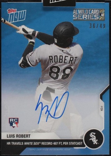topps now ルイス・ロベルト・ジュニア Luis Robert #551 2023 Topps Now #551 Luis Robert Jr. Red Parallel Card #d /10