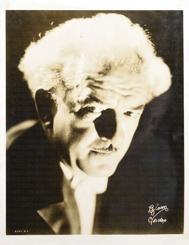 HARRY BLACKSTONE 8.5 X 11 B&W PORTRAIT (1941) / Archival Magician Photo Reprint