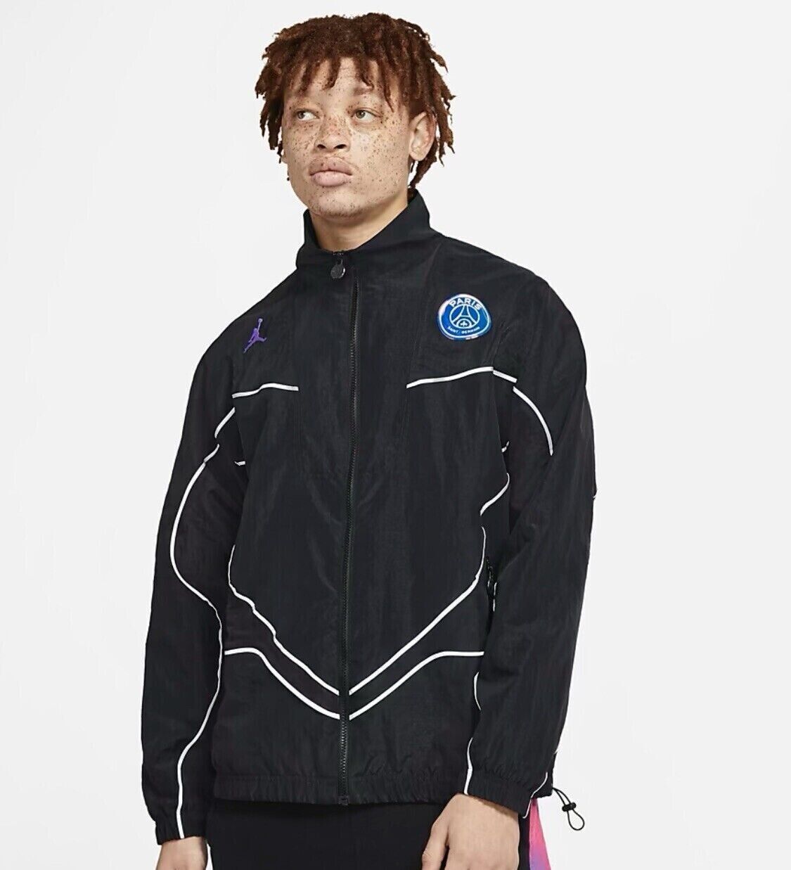 Nike Jordan Paris Saint-Germain PSG Anthem Jacket Size Large Nike Jordan Paris Saint-Germain PSG Anthem Jacket Size Large