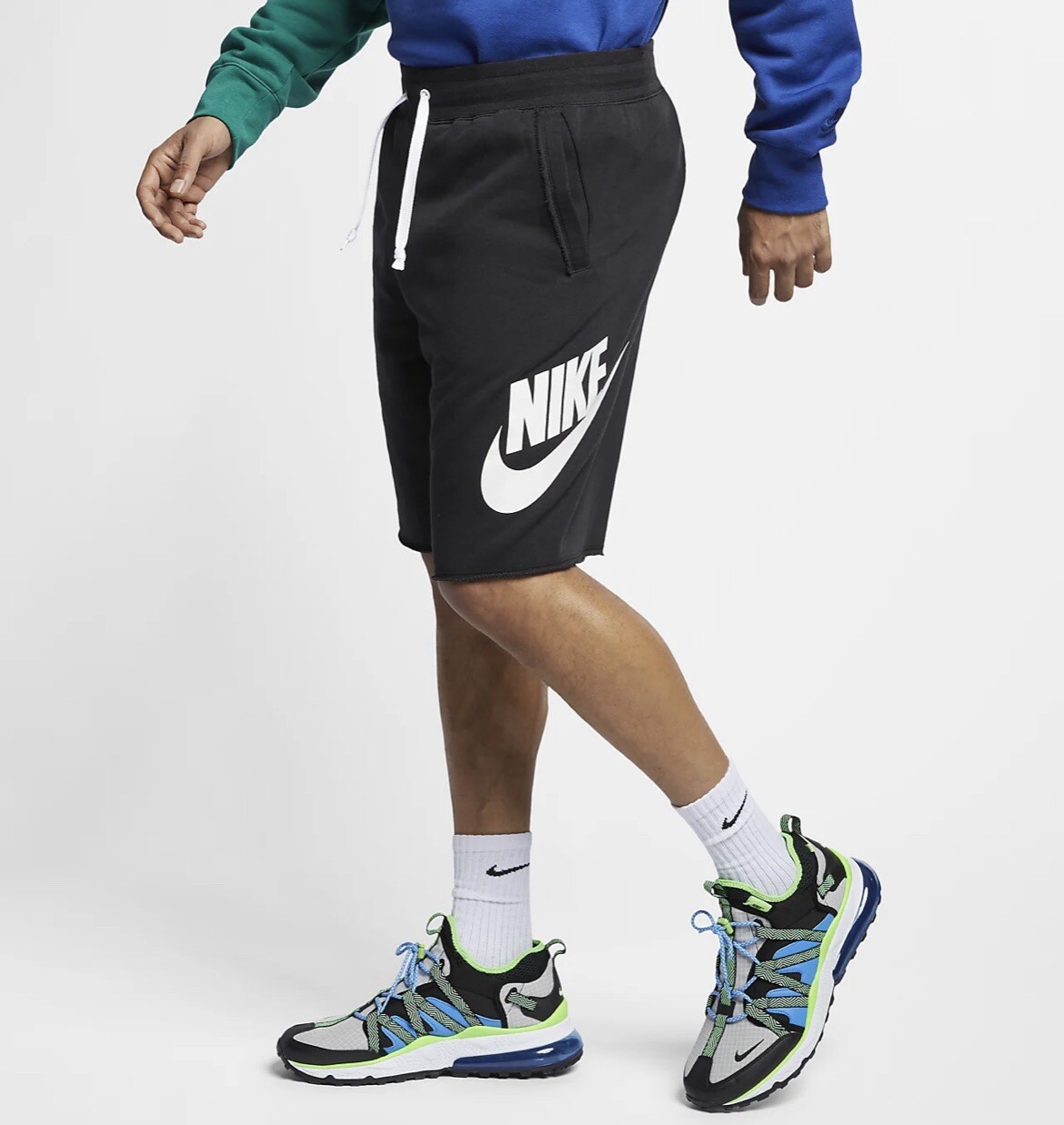 men's nike sportswear alumni fleece shorts