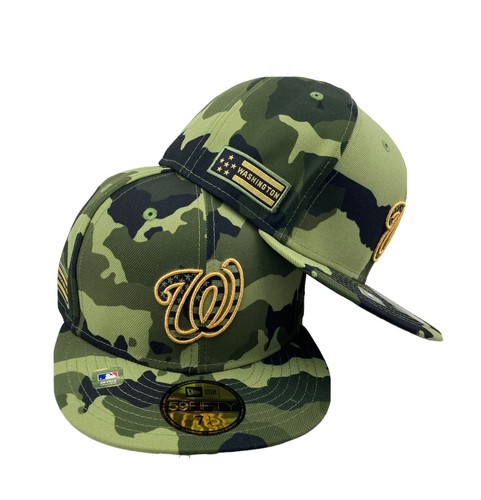 Washington Nationals 2022 Armed Forces Day Camo New Era 59FIFTY