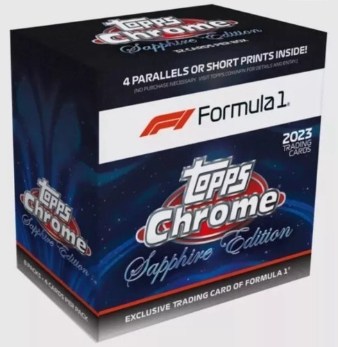 2023 Topps Chrome Sapphire Edition Formula 1 Auto Racing Trading Cards