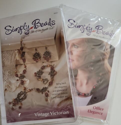 NEW Annie's Simply Beads Kit-of-the Month Club Kits~Lot of 2~BD041 & BD051