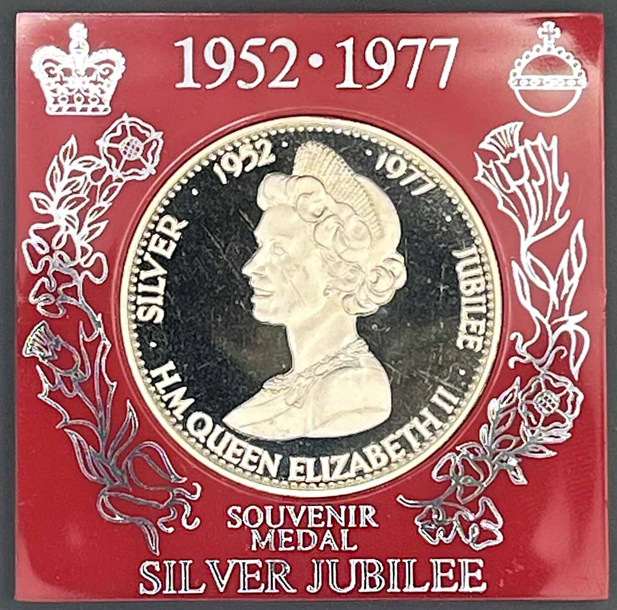 1977 SILVER GREAT BRITAIN PROOF CROWN QUEEN ELIZABETH II