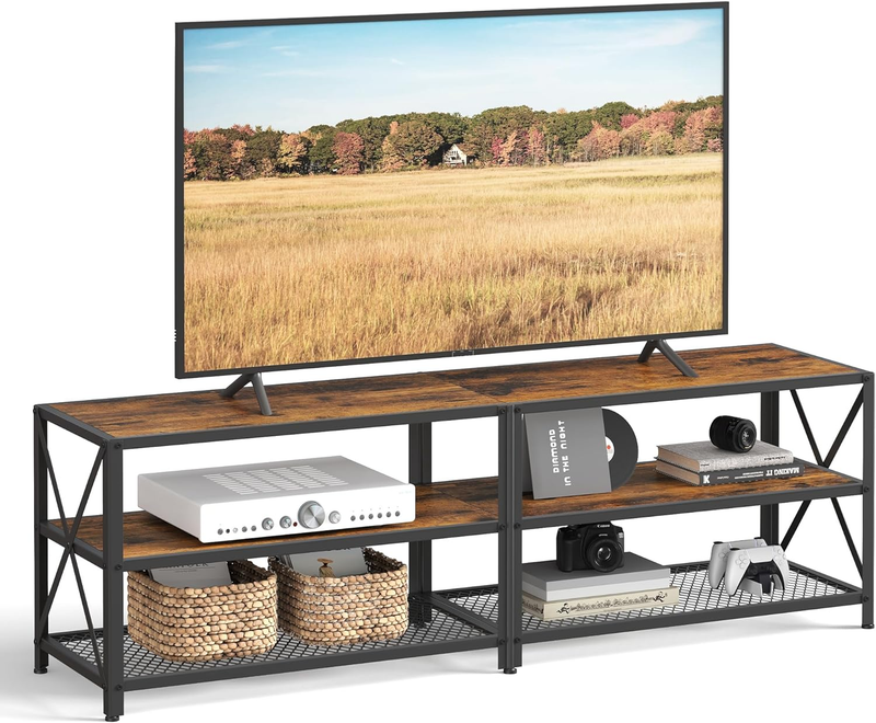 VASAGLE TV Stand, TV Console for Tvs up to 70 Inches, TV Tab