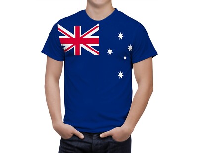 Australia Flag Shirt Coat Of Arms Patriotic Gift Sport Full Print Short Flag