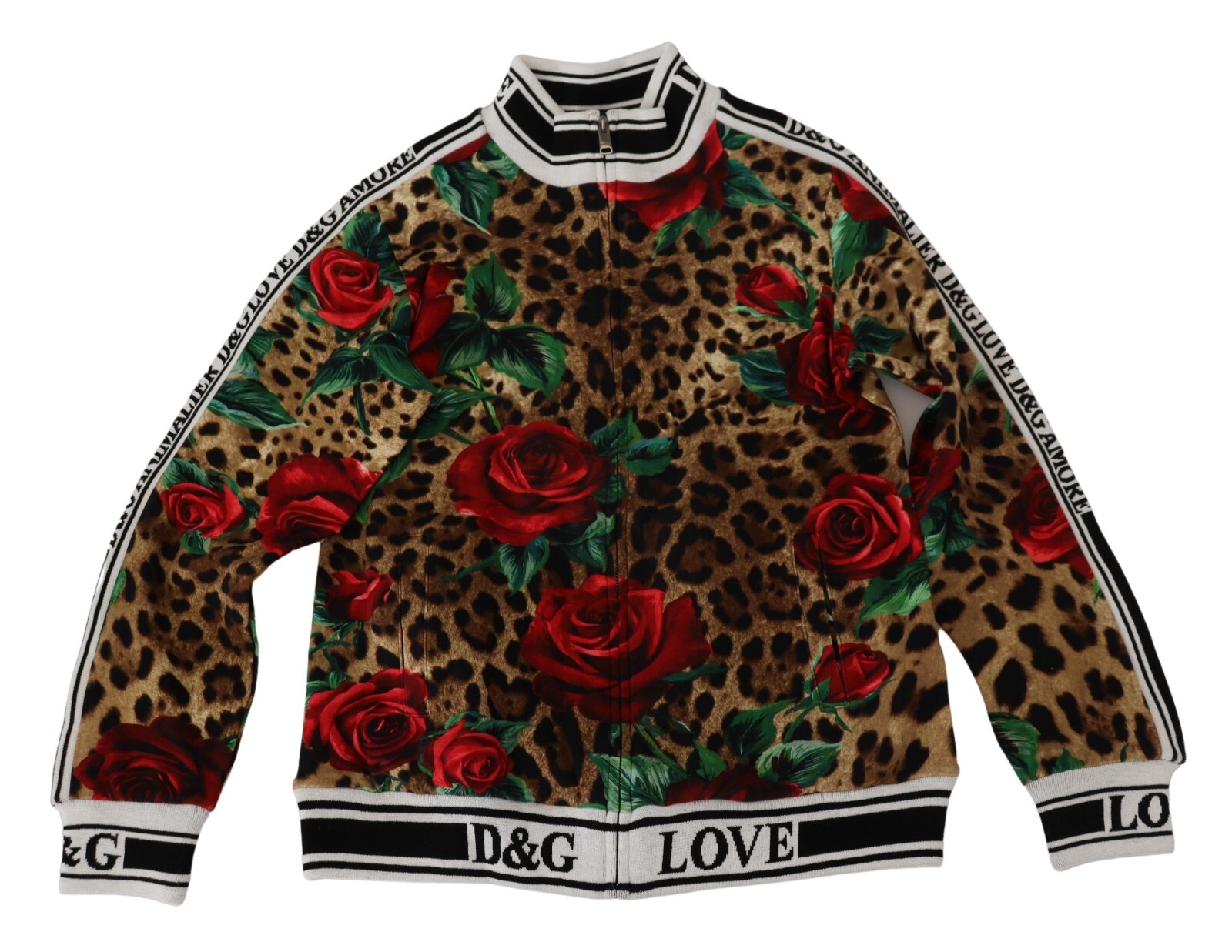 

DOLCE - GABBANA Детская куртка для девочек, комплект со штанами и принтом роз, 10 лет, 600 долларов США, Multicolor