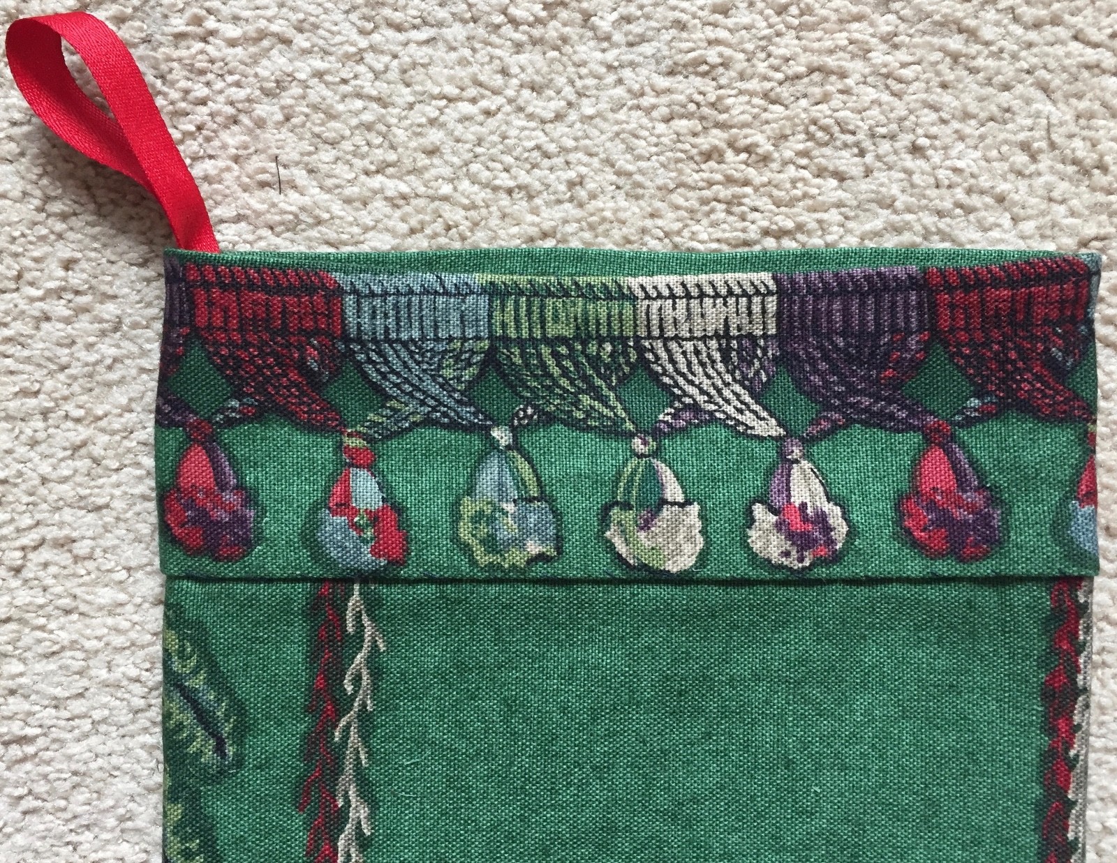 CUSTOM MADE OSBORNE & LITTLE HOLIDAY STOCKING-NINA CAMPBELL 