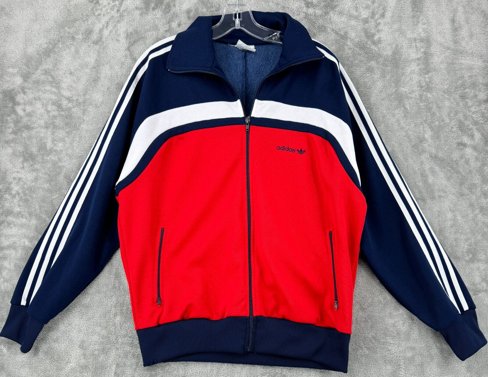 70s vintage adidas track jacket 2 Sサイズ Adidas 70s Vintage Made in West Germany Men Zip Track Top
