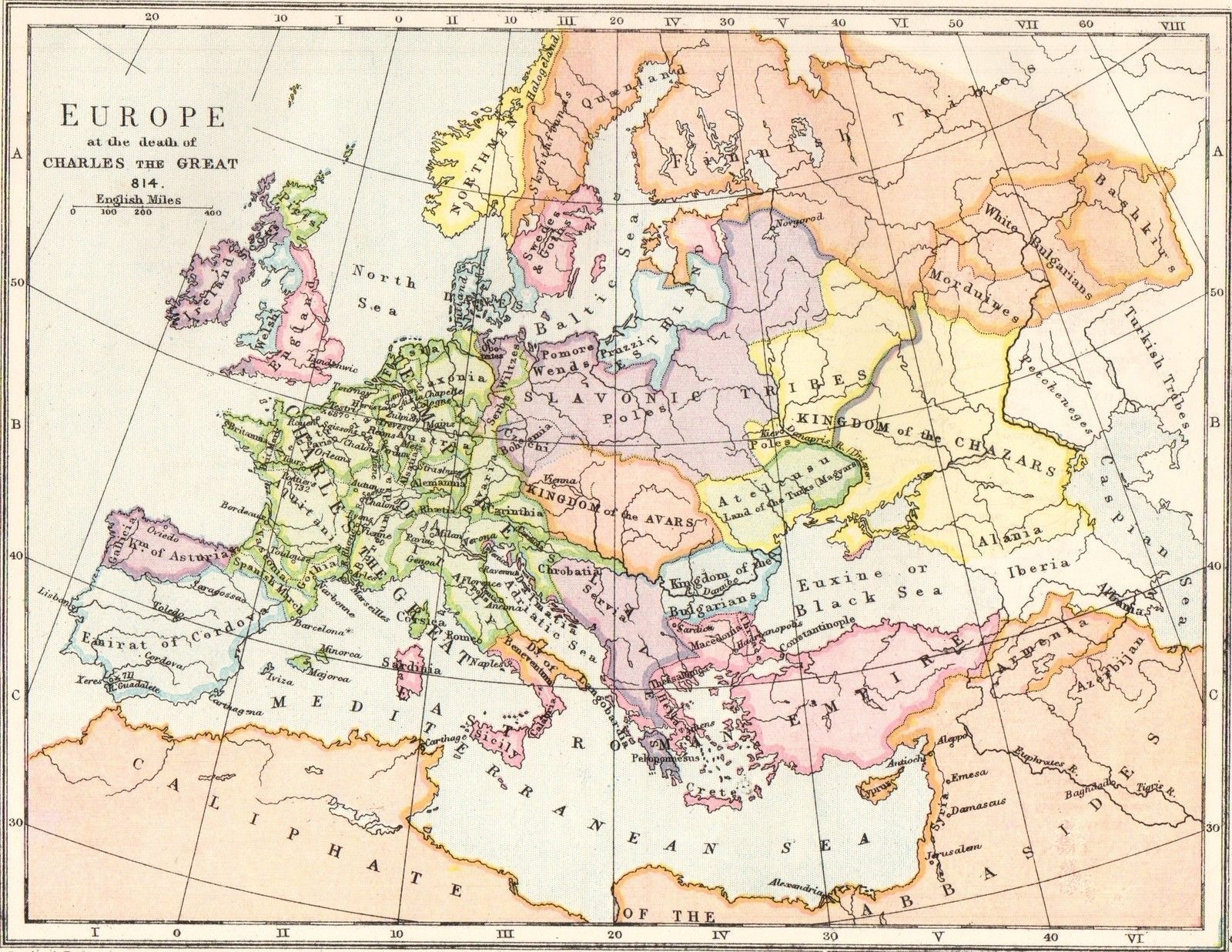 Antique Europe Maps & Atlases