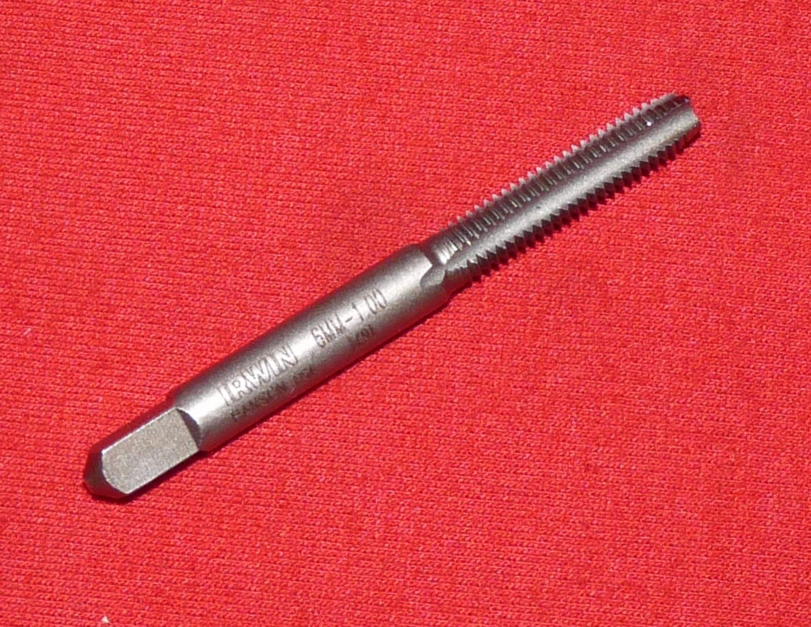M6 X 1.0 Metric 6mm Plug Carbon Steel Hand Tap 4fl Usa Made Irwin 1727