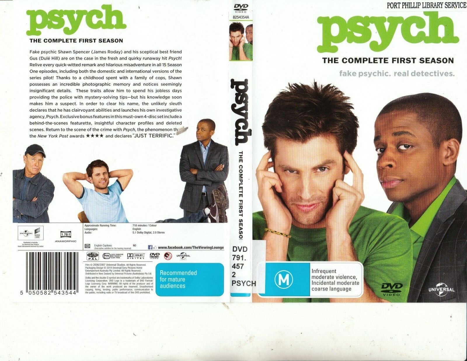 Psych-2006-TV Series USA-[The Complete First Season-4 DVD]-4