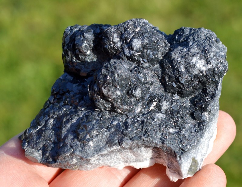 Calcite Incl. Boulangerite 312 Grammes - TrepÄA Complex, TrepÄA Valley, Kosovo