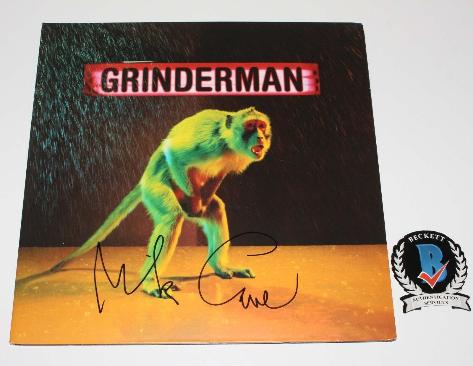 希少　Grinderman セット 限定盤 ポスター付きNICK CAVE NICK CAVE SIGNED GRINDERMAN ALBUM VINYL RECORD LP BECKETT