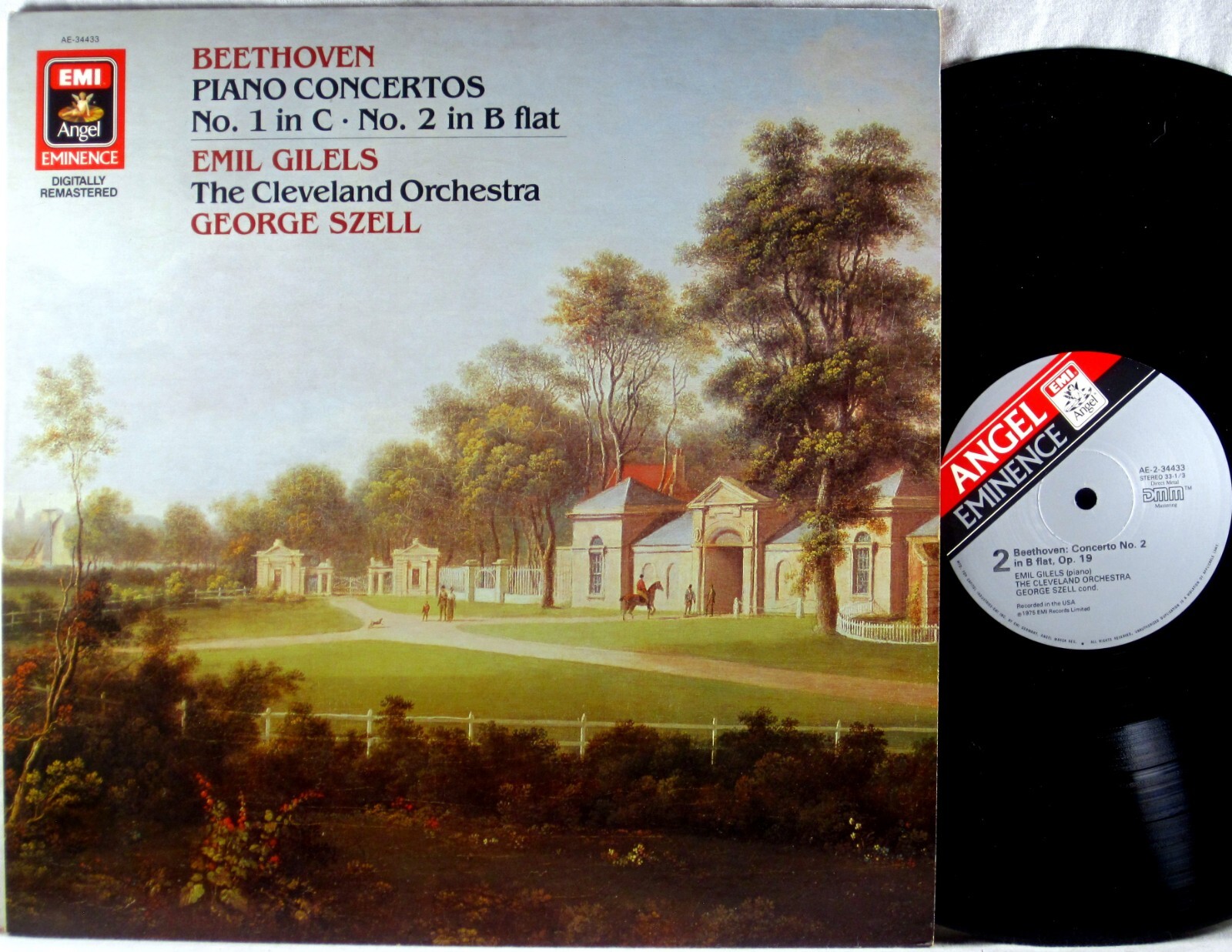 ANGEL 1985 Beethoven GILELS Piano Concertos #1 & #2 SZELL ANGEL 1985 Beethoven GILELS Piano Concertos #1 & #2 SZELL