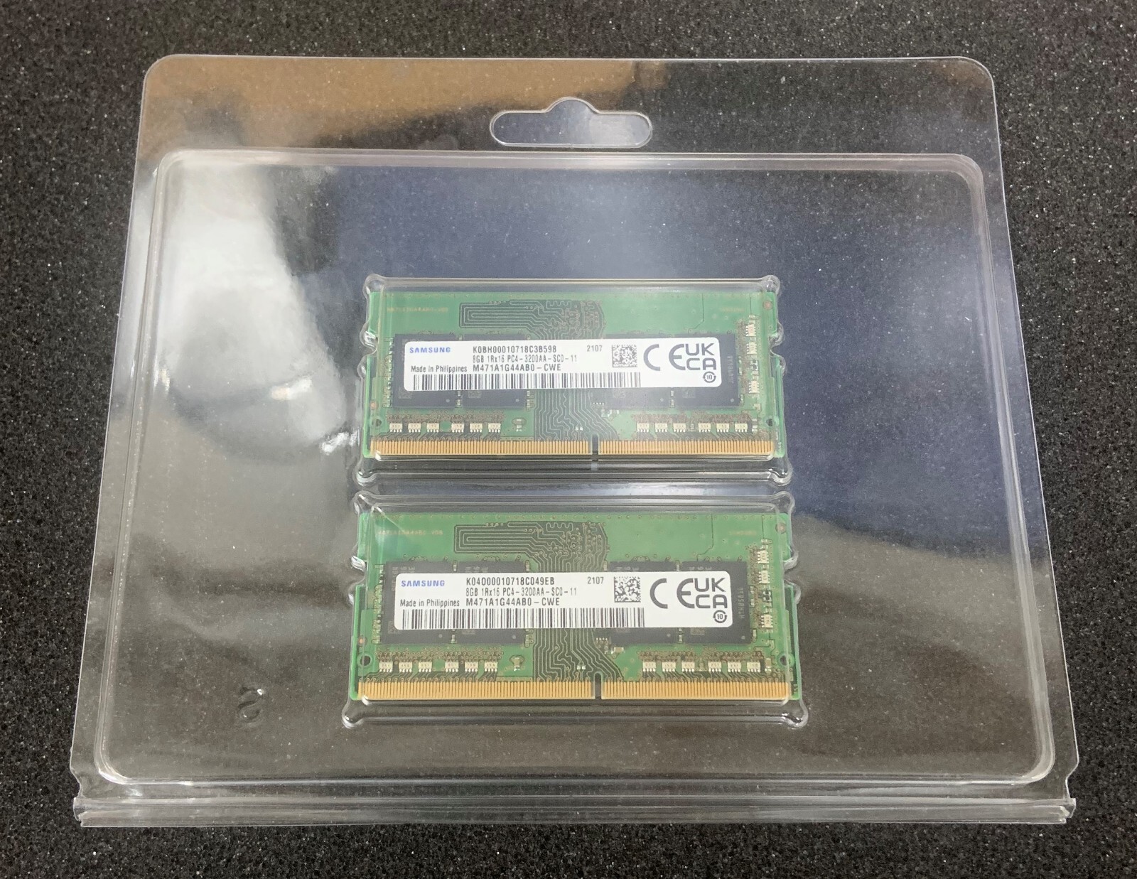 Samsung 16GB Kit 2 x 8GB 1Rx16 PC4-3200AA DDR4 3200Mhz