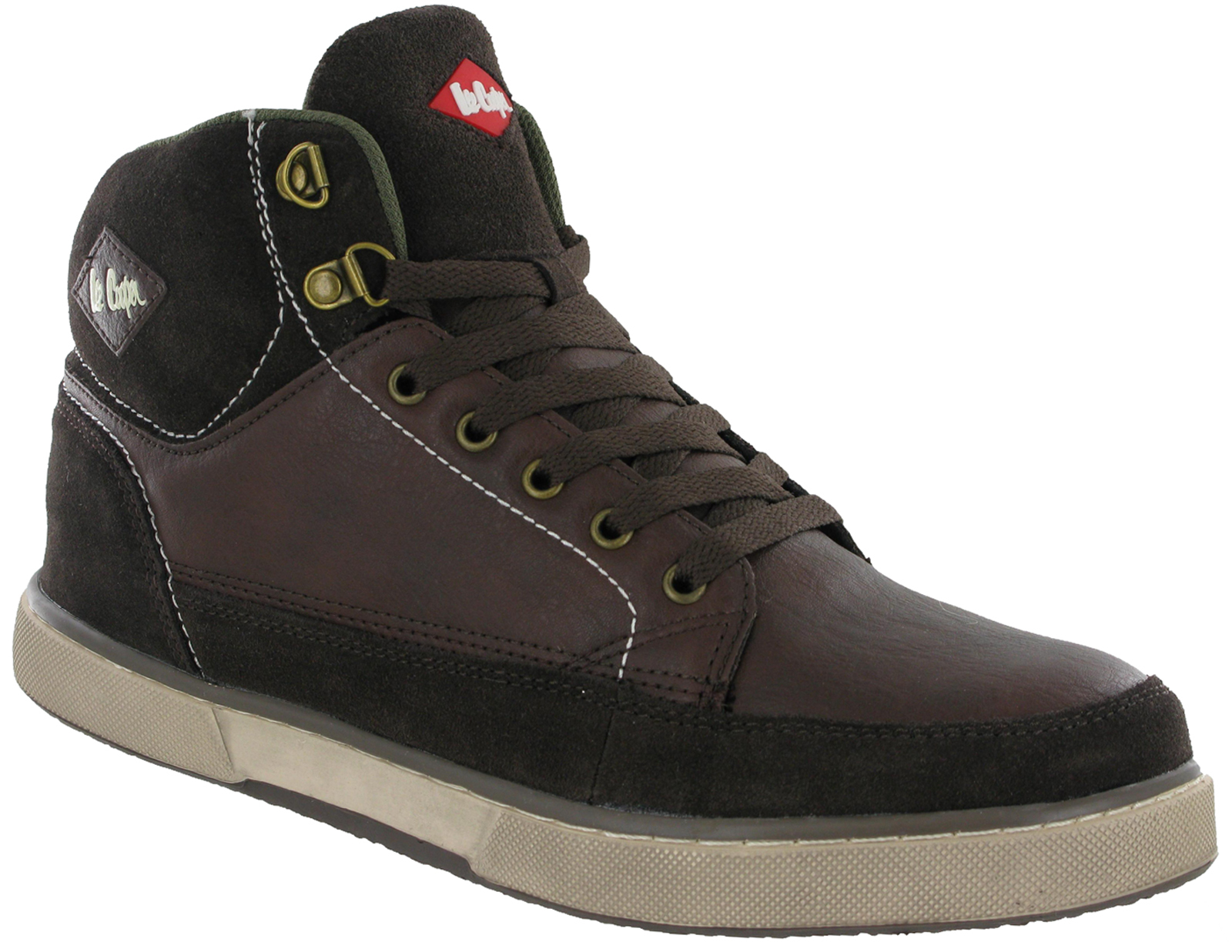 lee cooper high ankle leather shoes