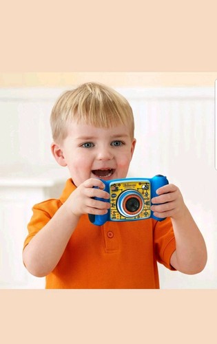 VTech Kidizoom Camera Pix Blue Photos Voice Recorder Game *Distressed Packaging
