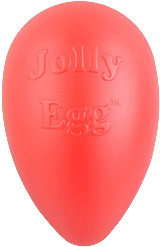 Jolly Pets Jolly Egg Dog Toy, 12 Inches/Large, Red