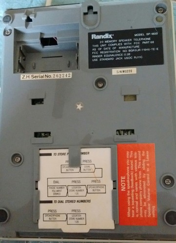 Randix 20 Memory Speaker Phone