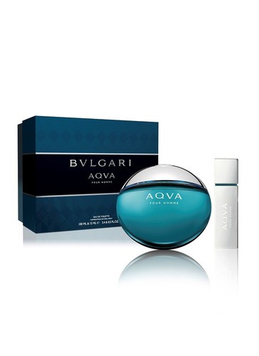 BLV Bvlgari For Men Set: EDT+After Shave Balm x2+ Bag (3.4+2.5+2.5