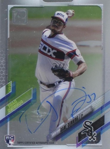 2021 Topps Clearly Authentic Autographs - Dane Dunning #CAA-DD