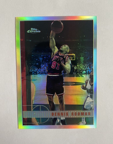 1997-98 Topps Chrome Refractor Dennis Rodman #106 Chicago