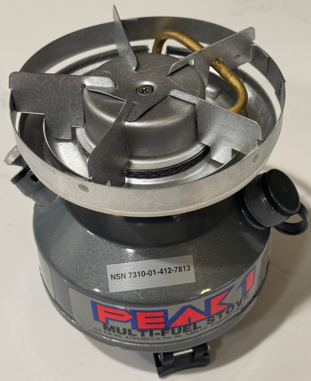 Peak1 malti-fuel stove (550B)97年6月USA製 Coleman Peak 1 Multi Fuel Camp Stove Model 550B Vintage