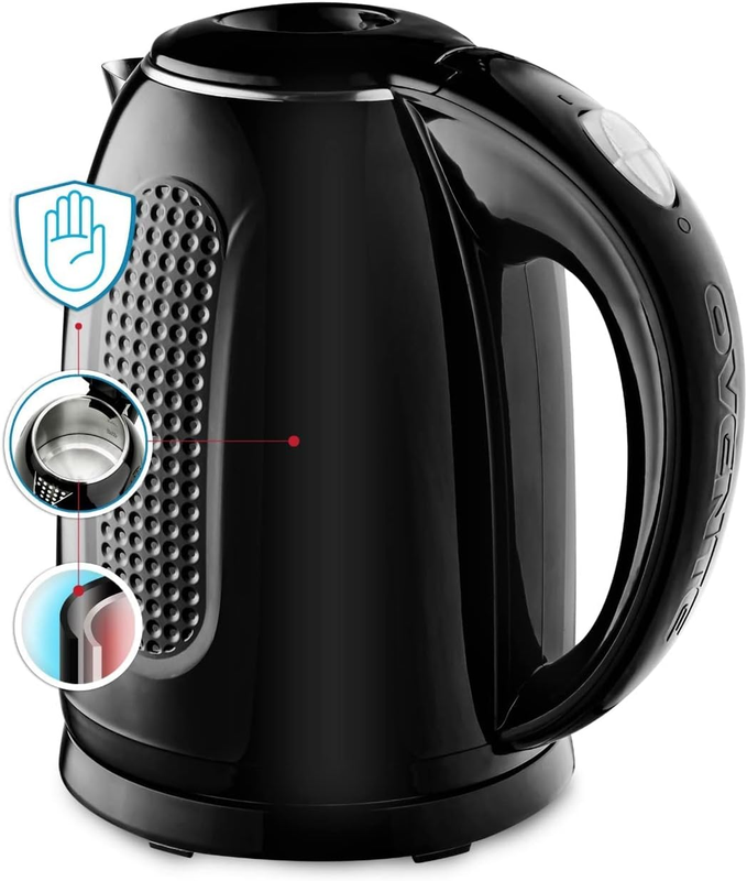 OVENTE Portable Electric Kettle Stainless Steel Instant Hot 