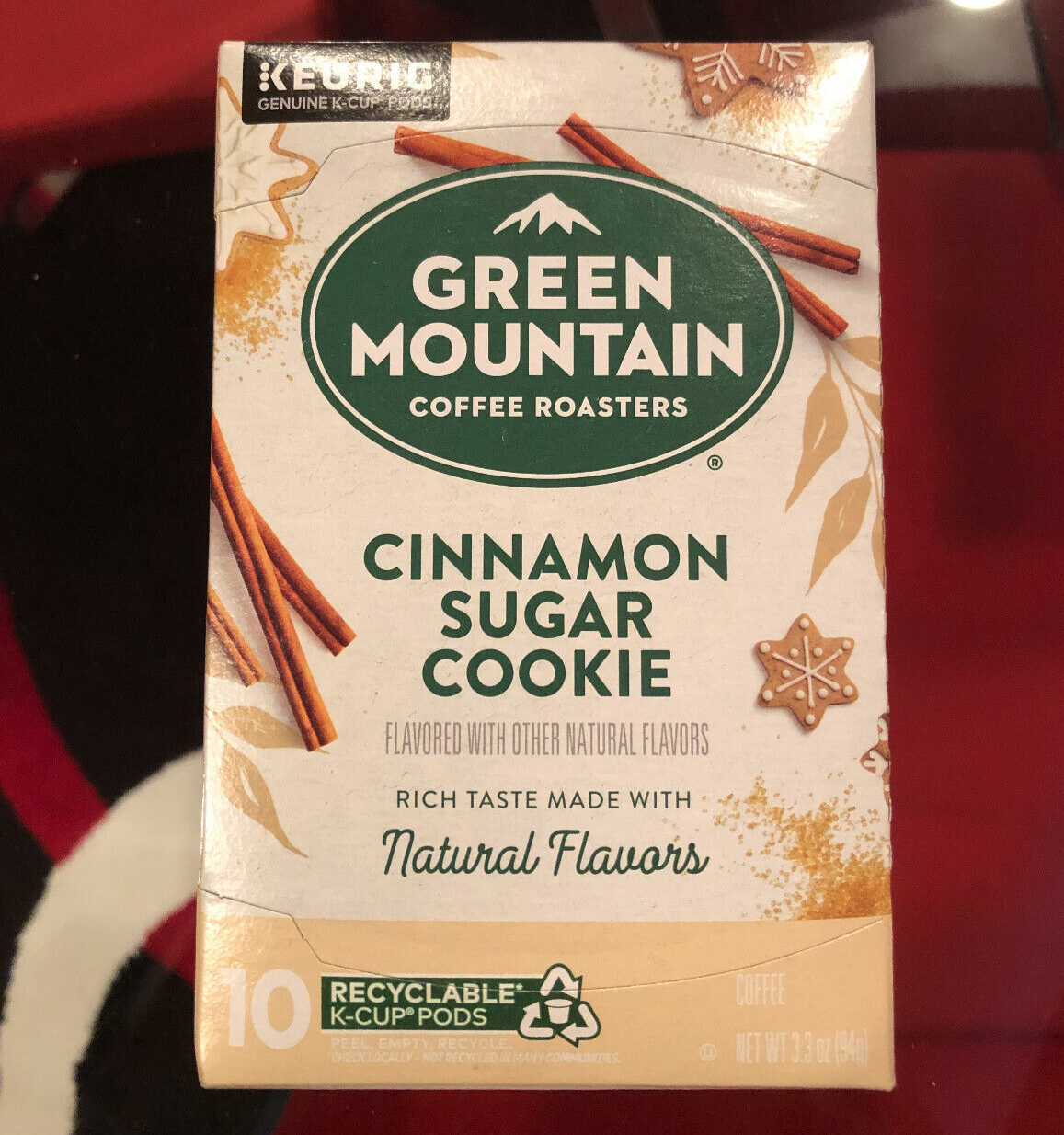 GREEN MOUNTAIN COFFEE ROASTERS CINNAMON SUGAR COOKIE K-CUPS 10CT