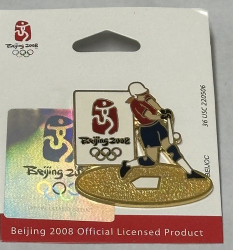2008 Beijing Olympic Pin softball Logo Lapel Pin