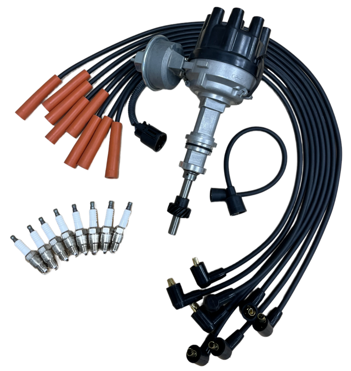 Distributor + Wires + Spark Plugs LTD Mercury Ford F150 250 E350 76-85 DST2873B