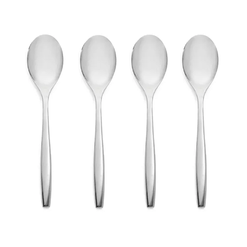 Nambe Aidan 18/10 Stainless Steel Teaspoon (Set of Four)