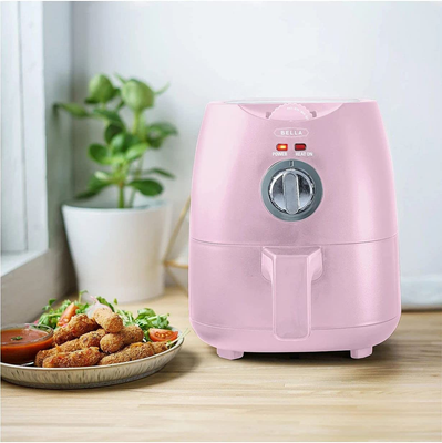 Bella 2 Quart Electric Air Fryer Pink Matte