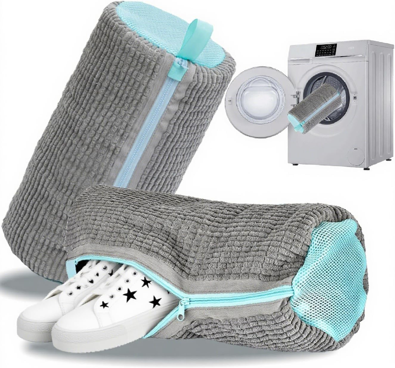Shoe Washing Machine Bag Laundry Shoe Bag for Washer and Dryer Reusable 2Pc Shoe