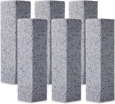 6 Pack Pumice Stone Toilet Bowl Clean Brush, Remove Hard Water... 